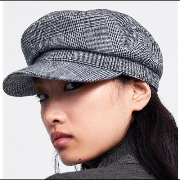 Zara Checked Nautical Cap 29 Collection 